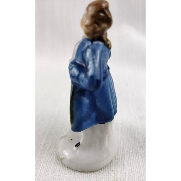 Colonial Noble Man Vintage Occupied Japan Hand Painted 3 Inch Statue - Picture 9 of 12